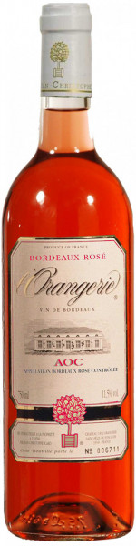 Вино Chateau de l'Orangerie, Bordeaux Rose AOC, 2016