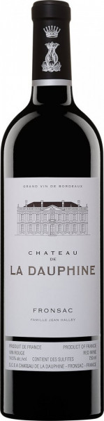 Вино "Chateau de La Dauphine", Fronsac AOC, 2017