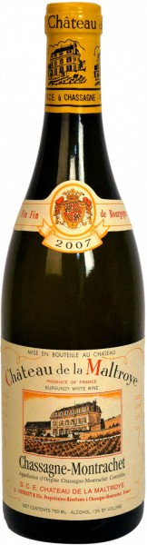 Вино Chateau de la Maltroye, Chassagne-Montrachet AOC Blanc, 2007