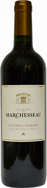 Вино Chateau de Marchesseau, Lalande de Pomerol AOC, 2014