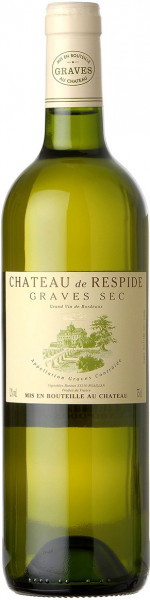 Вино "Chateau De Respide" Blanc, Graves AOC, 2016
