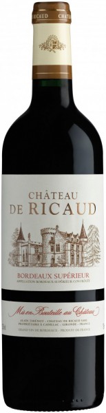 Вино Chateau de Ricaud, Bordeaux Superieur AOC, 2013