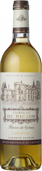 Вино "Chateau de Ricaud", Loupiac AOC, 2015
