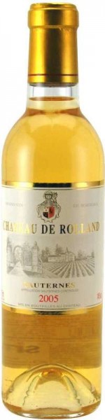 Вино Chateau de Rolland Sauternes AOC 2005, 0.375 л