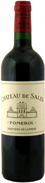 Вино Chateau de Sales, Pomerol, 2017