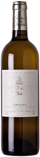Вино "Chateau des Graves" Blanc, Graves AOC, 2018