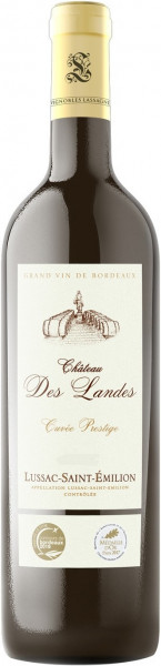 Вино Chateau des Landes, "Cuvee Prestige", Lussac-Saint-Emilion AOC, 2016, 1.5 л