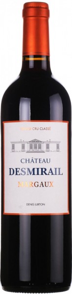 Вино Chateau Desmirail, Grand cru classe Margaux AOC, 2009, 0.375 л