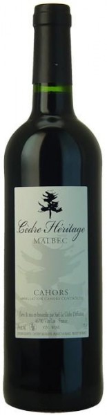 Вино Chateau du Cedre, "Cedre Heritage" Malbec, Cahors AOC, 2014