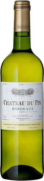 Вино "Chateau du Pin" Blanc, Bordeaux AOC, 2018