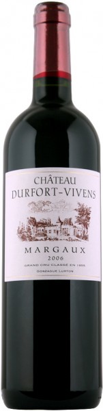 Вино Chateau Durfort-Vivens Margaux AOC 2-me Grand Cru Classe, 2006