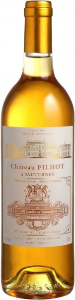 Вино Chateau Filhot Grand Cru Classe, 2009