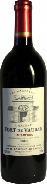 Вино Chateau Fort De Vauban Cru Bourgeois, Haut Medoc AOC, 1983