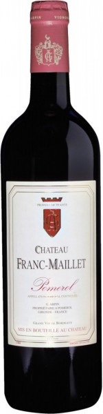 Вино Chateau Franc Maillet, Pomerol AOC, 2009
