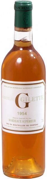 Вино Chateau Gilette "G", Sauternes AOC, 1954, 0.72 л