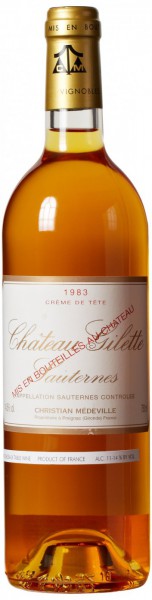 Вино Chateau Gilette, Sauternes AOC, 1983