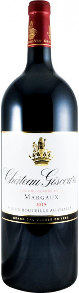 Вино Chateau Giscours, Margaux AOC 3-me Grand Cru, 2015, 1.5 л