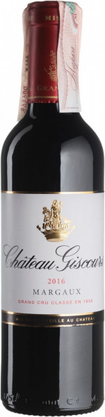 Вино Chateau Giscours, Margaux AOC 3-me Grand Cru, 2016, 0.375 л