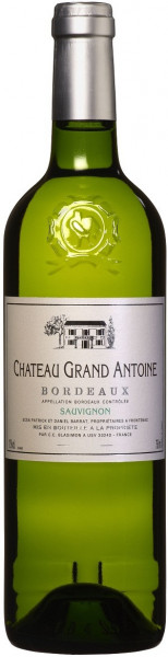 Вино "Chateau Grand Antoine" Sauvignon, Bordeaux AOC, 2015