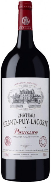Вино Chateau Grand-Puy-Lacoste, Pauillac AOC, 1983, 1.5 л
