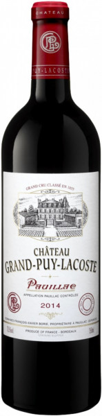 Вино Chateau Grand-Puy-Lacoste, Pauillac AOC, 2014