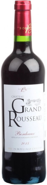 Вино Chateau Grand Rousseau, Bordeaux AOC, 2015