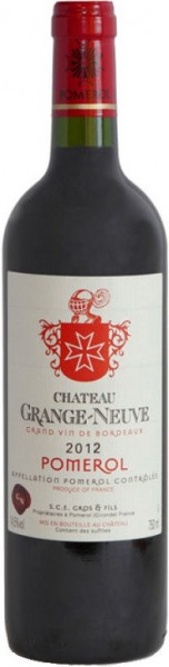 Вино Chateau Grange-Neuve, Pomerol AOC, 2012