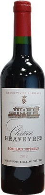 Вино Chateau Graveyres, Bordeaux Superieur АОC, 2012