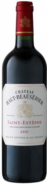 Вино Chateau Haut-Beausejour, Saint-Estephe, 2010
