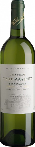 Вино Chateau Haut Maginet Blanc, Bordeaux AOC, 2009