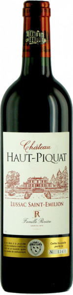 Вино Chateau Haut-Piquat, Lussac Saint-Emilion AOC, 2008