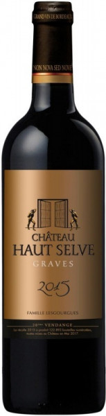 Вино "Chateau Haut Selve" Rouge, Graves AOC, 2015