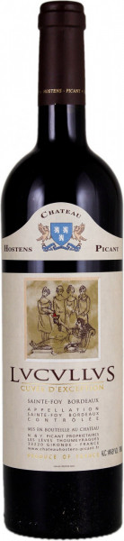 Вино Chateau Hostens-Picant, "Lucullus" Cuvee d'Exception, Sainte-Foy Bordeaux AOC, 2014