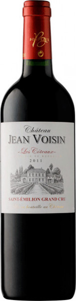 Вино Chateau Jean Voisin, "Les Coteaux", Saint-Emilion Grand Cru AOC, 2011