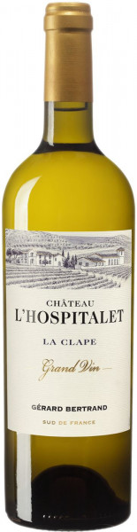 Вино "Chateau l'Hospitalet" Blanc, La Clape AOP, 2021