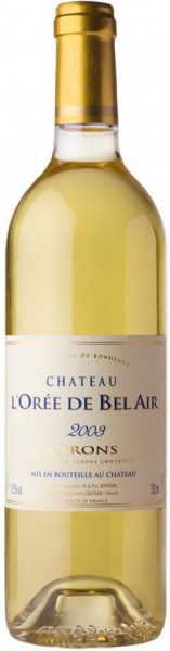 Вино Chateau l'Oree de Bel Air, Cerons AOC, 2009