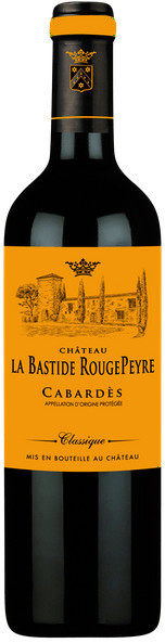 Вино Chateau la Bastide RougePeyre, Classique, Cabardes AOC, 2017