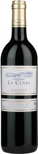 Вино Chateau La Clare, Medoc AOC Cru bourgeois, 2005