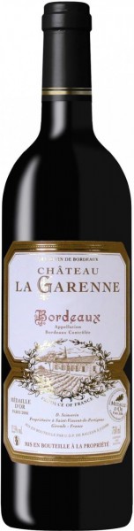 Вино Chateau La Garenne, Bordeaux AOC