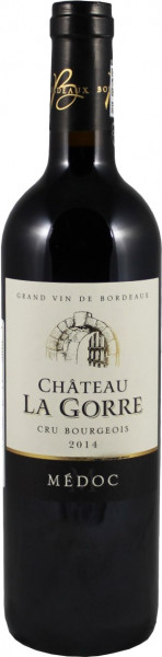 Вино Chateau La Gorre, Medoc AOC Cru Bourgeois, 2014