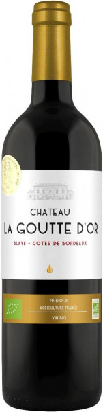 Вино Chateau La Goutte d'Or, Blaye-Cotes de Bordeaux AOC, 2020