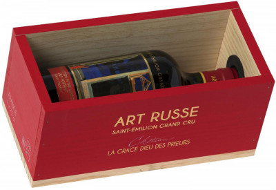 Вино Chateau La Grace Dieu des Prieurs, Saint-Emilion Grand Cru AOC, 2016, wooden box