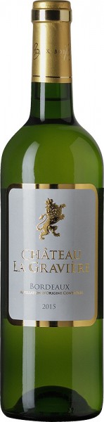 Вино "Chateau La Graviere" Blanc, Bordeaux AOC, 2015