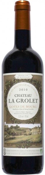 Вино Chateau La Grolet, Cotes de Bourg AOC, 2010
