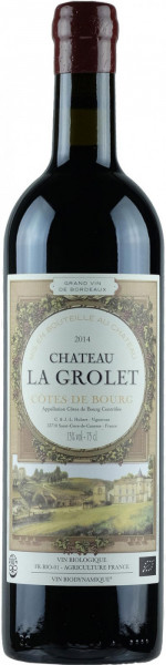 Вино Chateau La Grolet, Cotes de Bourg AOC, 2014
