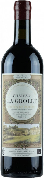 Вино Chateau La Grolet, Cotes de Bourg AOC, 2015