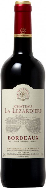 Вино Chateau La Lezardiere, Bordeaux AOC
