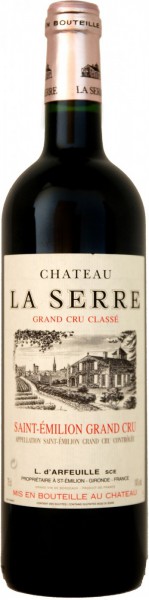 Вино Chateau La Serre (Saint –Emilion) Grand Cru Classe AOC, 2003