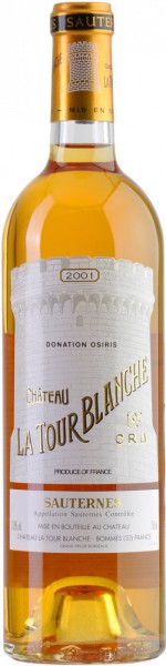 Вино Chateau La Tour Blanche, Sauternes AOC, 2001