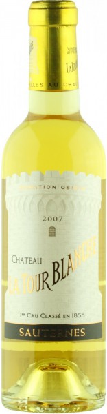 Вино Chateau La Tour Blanche, Sauternes AOC, 2007, 0.375 л